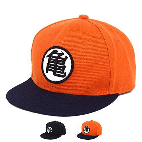 Product Cover PopCrew Adjustable Hat for Dragonball Dragon Ball Z DBZ Anime Fan Cosplay Costume Snapback Cap (Kame.)