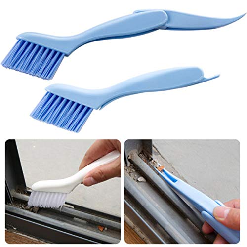 Product Cover Style Eva Cotton Cleaning Brush Specially Design Clean Sliding Door Window Tracks Tool, One size(Multicolour) - Set of 1
