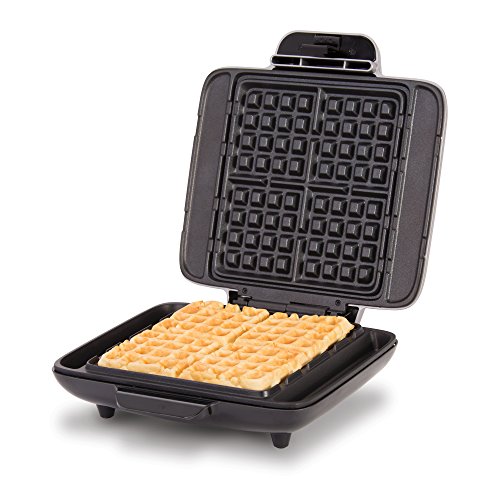 Product Cover DASH No-Drip Belgian Waffle Maker: Waffle Iron 1200W + Waffle Maker Machine For Waffles, Hash Browns, or Any Breakfast, Lunch, & Snacks with Easy Clean, Non-Stick + Mess Free Sides - Silver