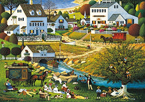Product Cover Buffalo Games - Charles Wysocki - Hound of the Baskervilles - 300 Large Piece Jigsaw Puzzle