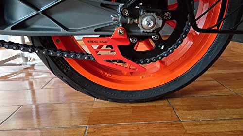 Product Cover Bikers Billet Toe Guard KTM Duke/RC - 200/250/390, Version 1.0 with M10 Bolts(Orange)