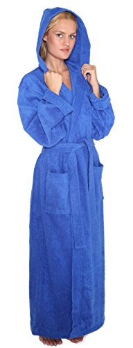 Product Cover Arus Women's Pacific Style Full Length Tall Hooded Turkish Cotton Bathrobe