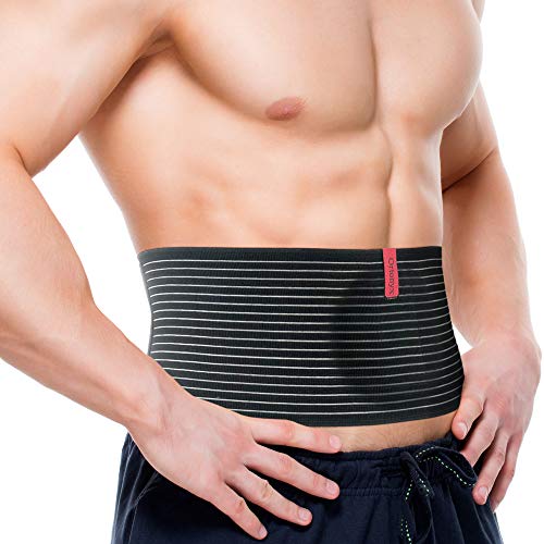 Product Cover ORTONYX Umbilical Hernia Belt for Women and Men - Abdominal Support Binder with Compression Pad - Navel Ventral Epigastric Incisional and Belly Button Hernias Surgery Prevention Aid (Small - Medium)