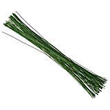 Product Cover Green Crafting Floral Stem Wire 14 Inch 18 Gauge for Handcrafts 200 Counts
