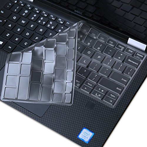 Product Cover DELL XPS 13 Keyboard Cover Ultra Thin Clear Keyboard Skin for 2019 Dell XPS 13 9380 & 2018 DELL XPS 13 9370 & 2017 Release DELL XPS 13 9365 13.3