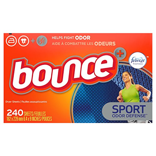 Product Cover Bounce Plus Febreze Sport Odor Defense Fabric Softener Dryer Sheets, 240 Count