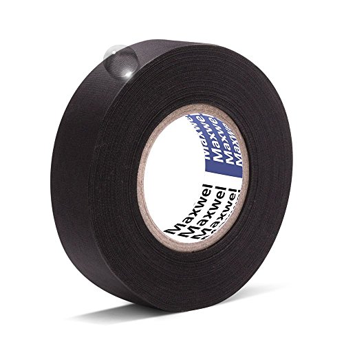 Product Cover Automotive Wiring Harness Cloth Tape - Maxwel VERSAF51217 Chemical Fiber Cloth High Temp Wire Harness Wrapping Tape for Auto Electrical Wrap, Protection, Insulation 19MM × 25M Pack of 1 Piece