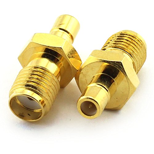 Product Cover E-outstanding 2 x SMA/SMB Type Adapter SMA-Female Plug to SMB-Male Jack RF Coaxial Antennas Connector Straight