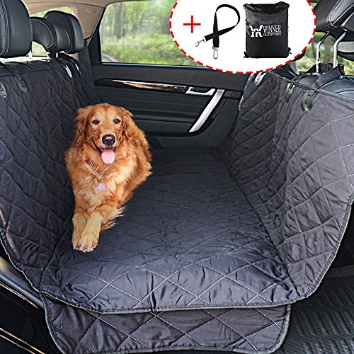 Product Cover WINNER OUTFITTERS Dog Car Seat Covers,Dog Seat Cover Pet Seat Cover for Cars, Trucks, and SUV - Black, 100% Waterproof,XL