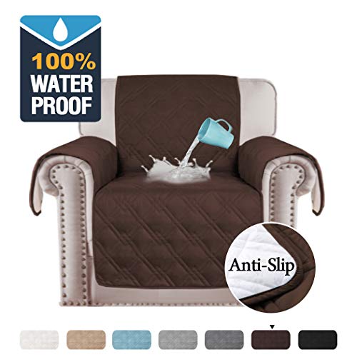 Product Cover 100% Water Resistant Chair Slipcover Waterproof Furniture Protector Slip Reducing Backing Non-slip Chair Cover Armchair Slipcover Protect from Pets Spills Wear and Tear (Chair 21