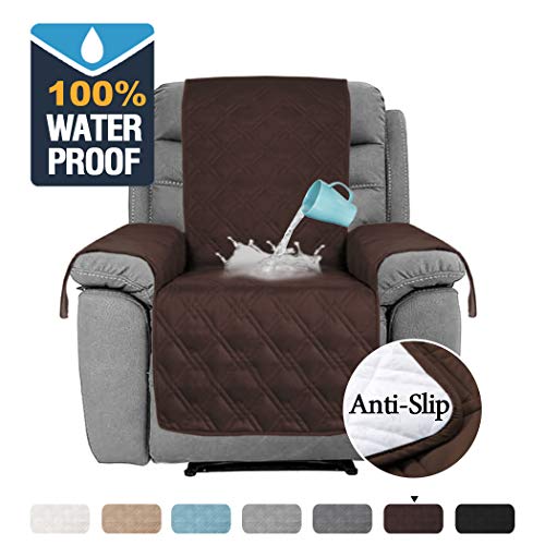 Product Cover H.VERSAILTEX 100% Waterproof Furniture Protectors for Recliners Sofa Cover for Leather Sofa, Non-Slip Protector for Recliner Chair, Recliner Cover Protect from Pets Kids (Recliner 22