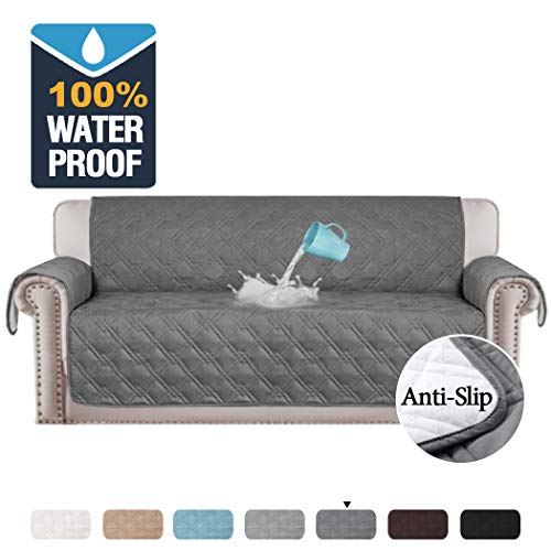 Product Cover H.VERSAILTEX Full Waterproof Oversized Sofa Covers for Living Room Furniture Protector Couch Covers for Dogs Sofa Slipcover for Leather Couch Protect from Pets Spills Wear (Oversized Sofa 78