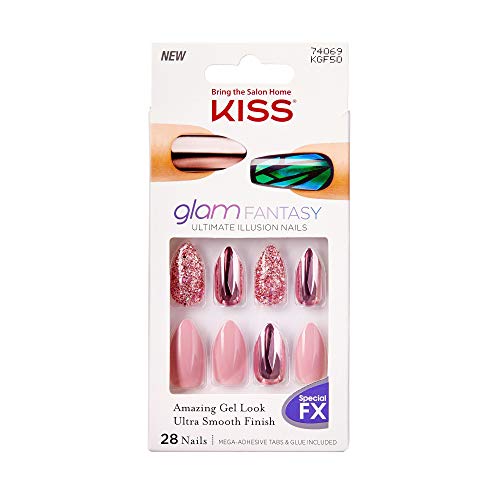 Product Cover Kiss Glam Fantasy Ultimate Illusion 28 Nails KGF50