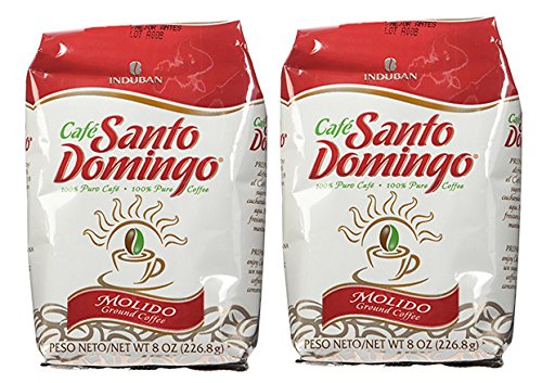 Product Cover Santo Domingo 100% Pure Dominican Ground Coffee Two 8 oz Bags 16 Oz.