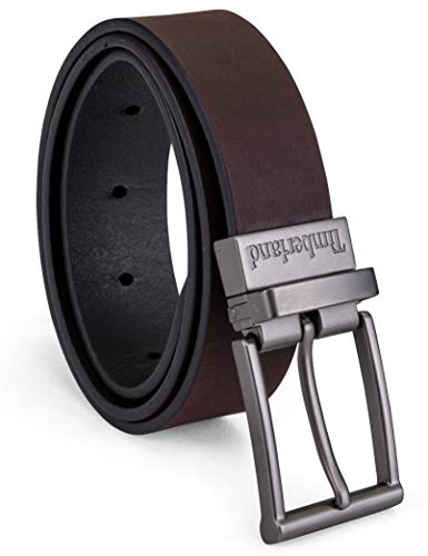 Product Cover Timberland Boys Reversible Leather Belt for Kids, brown/black, Large