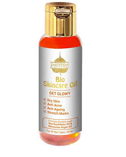 Product Cover Pavitra Bio Skincare Oil for Pregnancy Stretch Marks with Argan Oil Saffron and Vitamin E