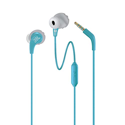 Product Cover JBL Endurance Run Sweat-Proof Sports in-Ear Headphones with One-Button Remote and Microphone (Teal)
