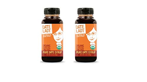 Product Cover Date Lady Organic Date Syrup 12 Ounce Squeeze Bottle (2) | Vegan, Paleo, Gluten-free & Kosher (2-Pack)