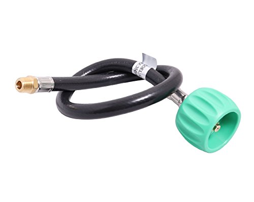 Product Cover KIBOW Propane Pigtail Hose Connector with Acme Nut X 1/4 Inch Male NPT Flare-20 Inch Long Hose
