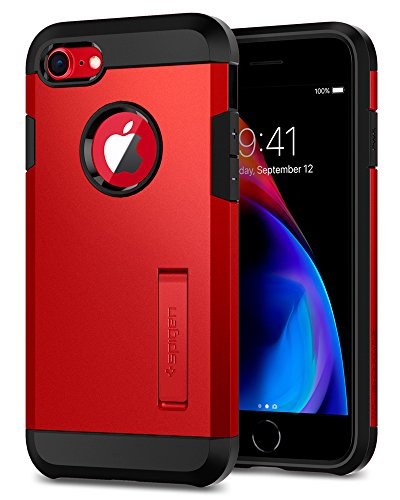 Product Cover Spigen Tough Armor [2nd Generation] Designed for iPhone 8 Case/iPhone 7 Case (2018) - Red