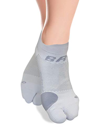 Product Cover OrthoSleeve BR4 Bunion Relief Socks (One Pair) Split-Toe Design Separates Toes, relieves Bunion Pain and a targeted Bunion pad Reduces Toe Friction and relieves Hallux valgus Pain