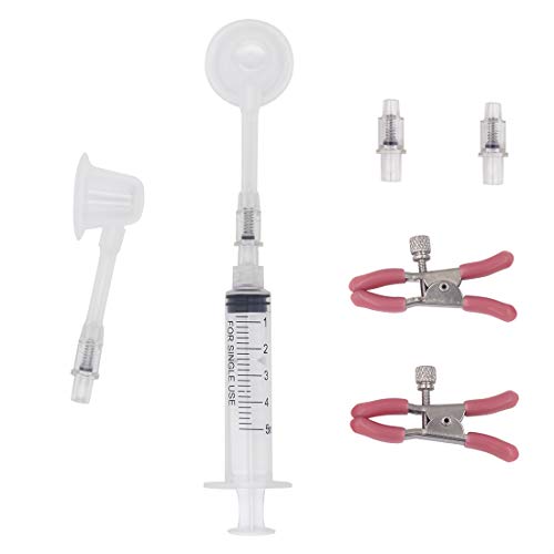 Product Cover Nipple Aspirator Nipple Corrector Nipple Pullers or Everters for Flat and Inverted Nipples-2 Pack