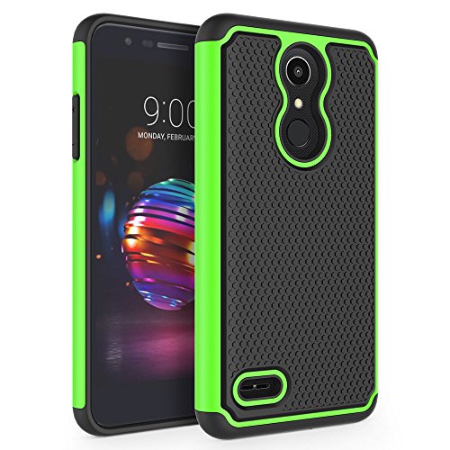 Product Cover LG K10 2018 Case, LG K30 Case, LG Premier Pro LTE Case, LG K10 Alpha Case, SYONER [Shockproof] Defender Phone Case Cover [Green]