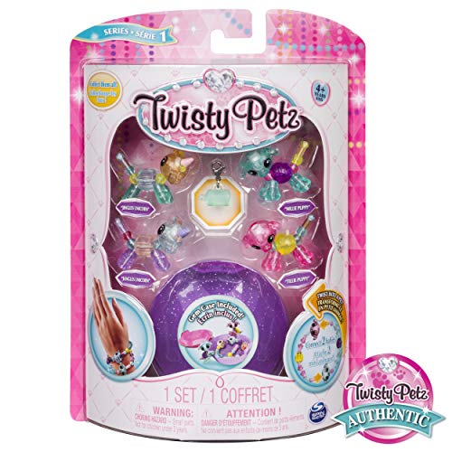 Product Cover Twisty Petz - Babies 4-Pack Unicorns and Puppies Collectible Bracelet Set for Kids