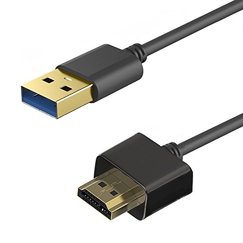 Product Cover USB to HDMI Cable, Ankky USB 2.0 Male to HDMI Male Charger Cable Splitter Adapter - 0.5M