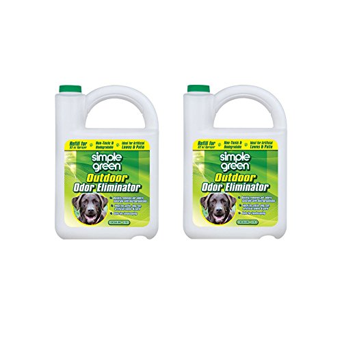 Product Cover SIMPLE GREEN 432108 Outdoor Odor Eliminator for Dogs, 1 Gallon (2 pack)