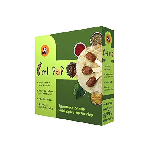 Product Cover GO DESi 'Imli Pop': Tamarind, Jaggery Candy with Indian Spices (No Added Sugar & Preservatives) (40 Piece Pack)