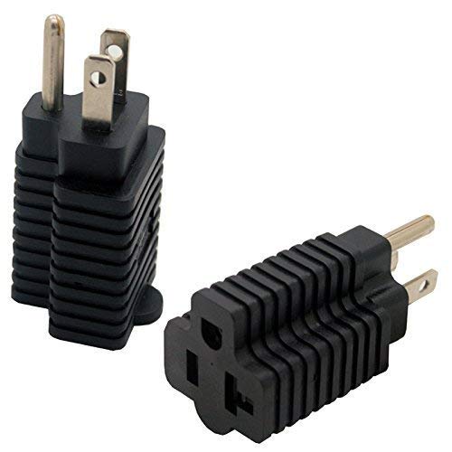 Product Cover BLUEXIN C14 to C5 Power Plug cable,IEC 320 C14 Male to C5 female adapter cable,Universal Power Adapter IEC 320 C14 to C5 Adapter Converter C5 to C14 AC Power Cable 3 Pin IEC320 C14 Connector (6ft)