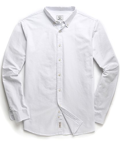 Product Cover Men's Oxford Long Sleeve Button Down Casual Dress Shirt