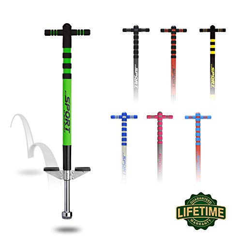 Product Cover New Bounce Pogo Stick for Kids - Pogo Sticks for Ages 5 and Up, 40 to 80 Lbs - Sport Edition, Quality, Easy Grip, PogoStick for Hours of Wholesome Fun.