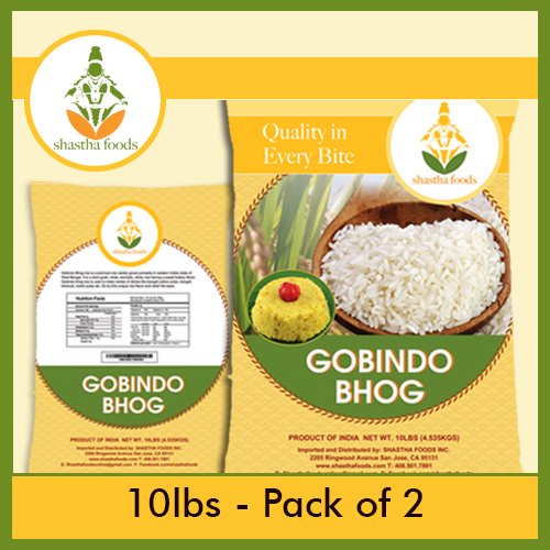Product Cover GOBINDO BHOG RICE 10 LBS (PACK OF 2) T-L
