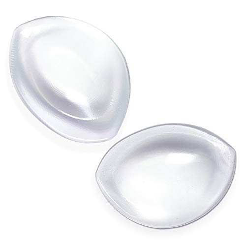 Product Cover Women Thick Silicone Bra Pads Inserts Breast Enhancer Chest Padding Bust Push up Pds for B-C Cup, Transparent L