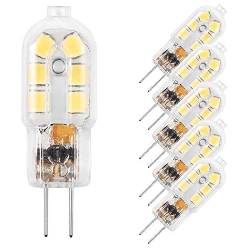Product Cover AMAZING POWER G4 LED Bulb, 12V JC Bi Pin Bulb, 20W Halogen Bulb Replacement, Warm White 3000K, 5-Pack