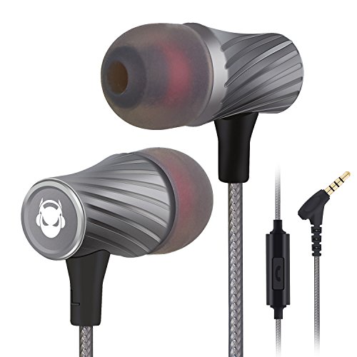Product Cover MINDBEAST Super Bass 90%-Noise Isolating Earbuds with Microphone and Case-Amazing Sound Effects and Game Experience for Women, Men, Kids-Headphone Jack Compatible with Apple, Samsung, Sony, Xbox