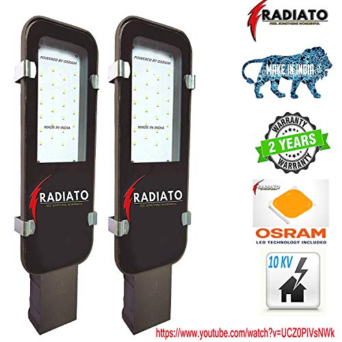 Product Cover Radiato A.C Led Street Light SMD (White, Waterproof IP65) Pack of 2. (24)