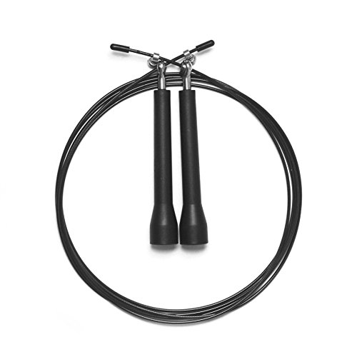 Product Cover Burnlab Adjustable Skipping Rope Suitable for Gym, Crossfit, Double Unders, Speed Jumping, Cardio and Weight Loss - for Men and Women