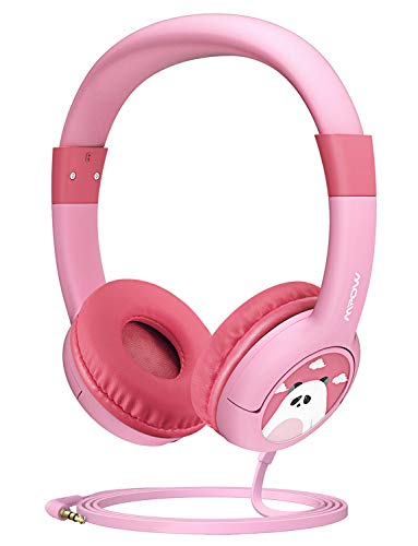 Product Cover Mpow CH1 Kids Headphones w/85dB Volume Limited Hearing Protection & Music Sharing Function, Kids Friendly Safe Food Grade Material, Tangle-Free Cord, Wired On-Ear Headphones for Children/Toddler/Baby