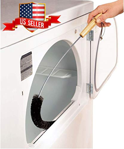 Product Cover Clothes Dryer Lint Vent Trap Cleaner Brush Gas Electric Fire Prevention Exhaust