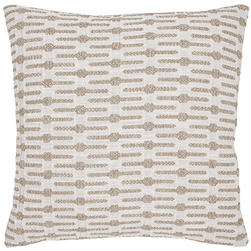 Product Cover Stone & Beam Mid-Century Modern Geometric Throw Pillow - 20 x 20 Inch, Ivory