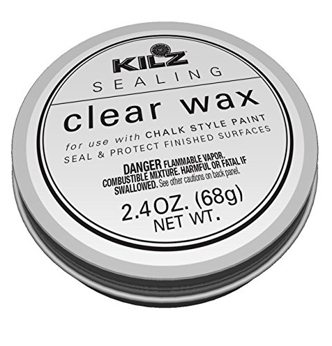 Product Cover KILZ L644032 Protective Sealing Painted Furniture, 2.4 oz, Clear Wax