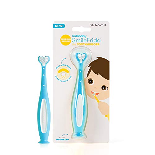 Product Cover FridaBaby SmileFrida The ToothHugger Toothbrush, Blue