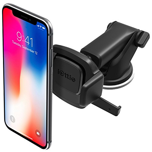 Product Cover iOttie Easy One Touch Mini Dash & Windshield Car Mount Phone Holder || iPhone Xs Max R 8 Plus 7 Samsung Galaxy S10 E S9 S8 Plus Edge, Note 9 & Other Smartphones