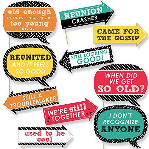 Product Cover Funny Class Reunion - Photo Booth Props Kit - 10 Piece