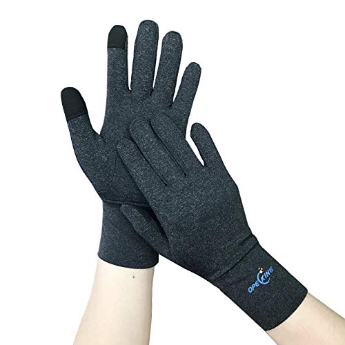 Product Cover Compression Gloves for Arthritis, Hand Brace Full Finger, Raynaud Gloves Women with Touch Screen, Breathable Hand Warm Gloves Relieve Rheumatoid, Raynauds Disease & Carpal Tunnel