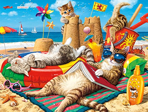 Product Cover Buffalo Games - Cats Collection - Beachcombers - 750 Piece Jigsaw Puzzle
