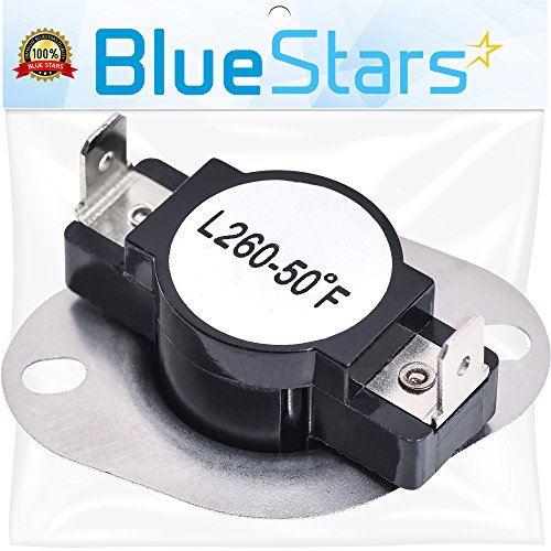 Product Cover DC47-00018A Dryer Thermostat Replacement Part by Blue Stars - Exact Fit For Samsung & Kenmore Dryers - Replaces 35001092 503497 AP4201898 AP6008682 PS4205217